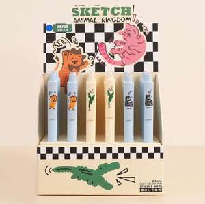 アニマルキングダムトライアングルゲルペンクリエイティブ学生文房具署名ペンブルー/ブラックインク0.7mm - Product Image 6