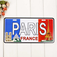 Plaque d'immatriculation de conception client d'impression offset brillante par sublimation