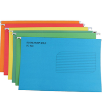 Porte-documents suspendu coloré personnalisé avec logo imprimé et crochets métalliques pour classeur de bureau haut de gamme
