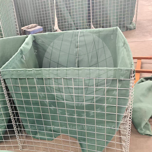 Tường chắn khẩn cấp của nhà máy Hà Bắc-Rọ lưới và bao cát được sử dụng làm rào cản phòng chống Lũ lụt - Product Image 6