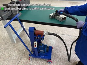 Machine à arbre flexible industrielle à entraînement par courroie, moteur sans balais à vitesse variable, 1500W, multifonction, petite courroie - Product Image 2