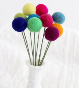 Pom Poms en <span class=keywords><strong>laine</strong></span> fait à la main — 100%, balles en feutre de nouvelle-zélande, DIY bricolage - Product Image 4