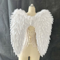 Ailes de costume d'ange blanc pour adulte, vente en gros