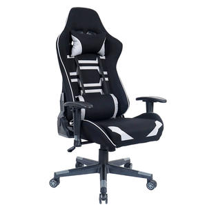 Silla de Juego Ergonómica Moderna Negra/Gris con Malla Eléctrica YH-7283, Reclinable para Deportes Electrónicos con Altura Ajustable y Respaldo Alto - Product Image 2
