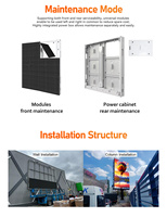Écran LED extérieur P6.67, affichage publicitaire LED, écran d'affichage numérique, panneau d'affichage, étanche IP66 pour la publicité commerciale