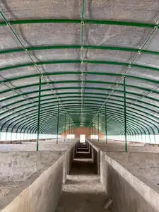 Kanatlı çiftlikleri prefabrik çerçeve hayvancılık inek ve süt yetiştiriciliği ev çelik yapı endüstriyel döken