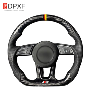 Design personnalisé de volant en fibre de carbone pour <span class=keywords><strong>Audi</strong></span> <span class=keywords><strong>RS</strong></span> A3 A4 A5 A6 C7 B8 R8 S3 S4 S5 <span class=keywords><strong>Q3</strong></span> Q5 Q7 A7 S7 TT RS3 RS5 RS6 RS7 B9 - Product Image 2