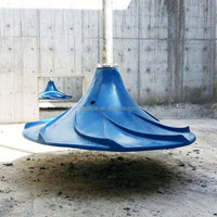 Pompe Agitateur Submersible Verticale Hyperboloïde à Basse Vitesse Économe en Énergie pour Usine de Traitement de l'Eau Industrielle 1000L/Heure 1 An