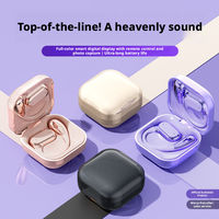 Écouteurs sans fil à crochet ouvert avec indicateur LED, étanchéité IPX6, non intra-auriculaires, sportifs, suppression du bruit IA, autonomie de 60H