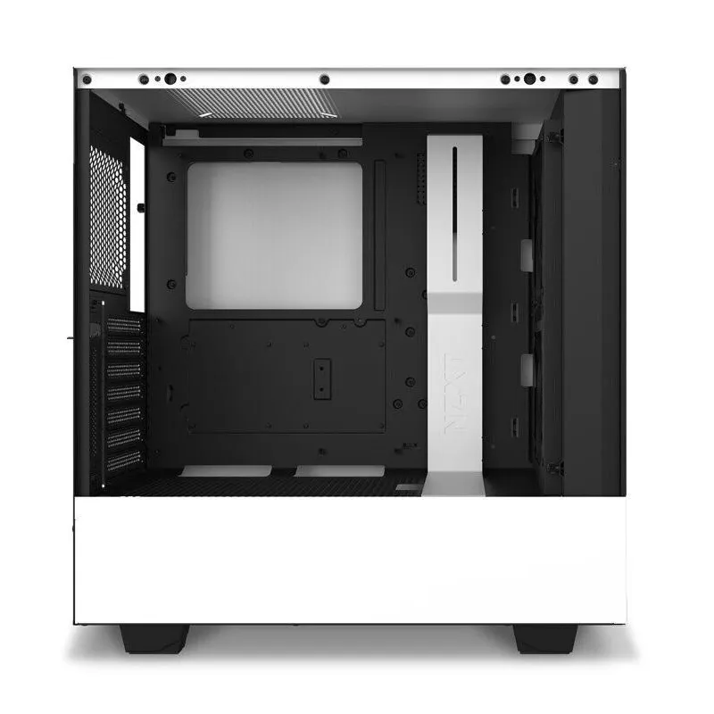 حار بيع وحدة معالجة خارجية للحاسوب H510 النخبة الأبيض RGB الأوسط برج حالة PC جراب ألعاب للكمبيوتر الأوسط برج