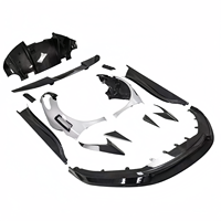 Nouveau kit carrosserie Lotus Emira, style V, en fibre de carbone sèche, pare-chocs, lèvre avant, diffuseur latéral, spoiler de garde-boue