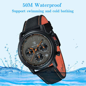 Montres-bracelets pour homme BENYAR 5190, étanches, mode, luxe, montre-bracelet à quartz pour homme, cadeau, Reloj Montre avec coffret cadeau gratuit - Product Image 2