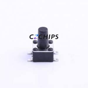 K2-1109SP-H4SA-04 Tactile Switch SMD-4P,4.5x4.5mm Switch Single Pole Single Throw Round Button 2.5N Vertical Mount - Product Image 2