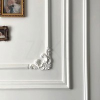 Nouveau bord en plastique professionnel à faible entretien Bordure en polystyrène résistant aux rayures Plinthe de moulage Ps anti-fissure