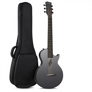 Guitare acoustique Enya NOVA GO SP1 en fibre de carbone, finition satinée, 35 pouces, avec micro AcousticPlus, étui, sangle, câble, voyage - Product Image 1