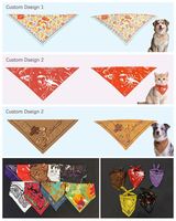 Bandana triangulaire personnalisée pour chien, motif écossais à carreaux, qualité export, pour Noël, Halloween, festivals d'automne