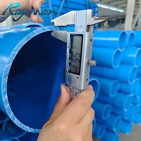 Tuyau d'irrigation agricole en PVC bleu, tubes en plastique pour puits profonds, tuyaux de forage fiables pour le renforcement des puits