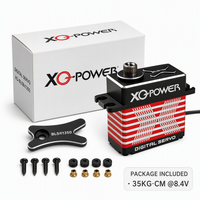 Moteur servo numérique sans balais 35KG à couple élevé XQ POWER, engrenage en acier inoxydable, servo RC étanche, vente en gros OEM 8.4V