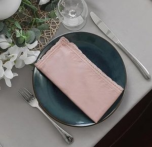 Servilletas de Lino 100% Personalizadas, Multicolores, con Buen Precio y Producto de Tendencia, Servilletas Color Borgoña, Servilletas Rosas - Product Image 4