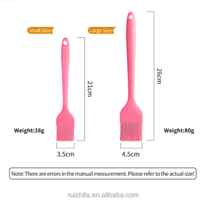 Commercio all'ingrosso piccola cucina in Silicone imbastitura spazzola per uso alimentare Barbecue strumento per <span class=keywords><strong>la</strong></span> crema di pane pasticceria taglio - Product Image 2