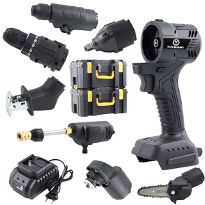 ชุดเครื่องมือไฟฟ้าไร้สายคุณภาพสูง แบตเตอรี่ลิเธียม บรัชเลส 21V - Product Image 4