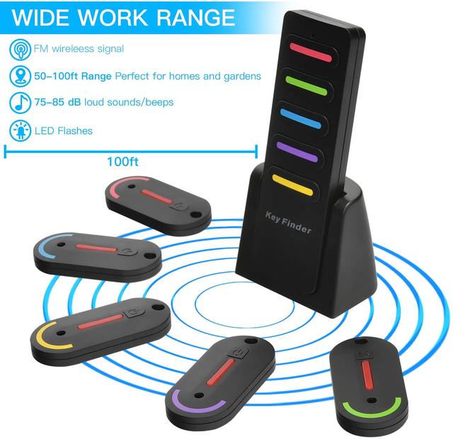 Custom Rechargeable Gadgets New Product Ideas 5 in 1 Wireless Smart Key Finder