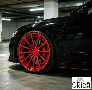 Nuevas Llantas Forjadas Cóncavas Rojas Brillantes de 16-24 Pulgadas, Llantas de 2 Piezas para Automóviles de Pasajeros 5x114.3 5x112 Mercedes para Chevy de Alta Calidad - Product Image 3