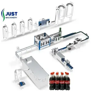 CE automatic PET Glass bottle carbonated drinks filling machine plant packing system manufacturer bottling equipment factory