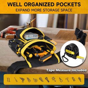Free Sample 2024 New Design Durable Pu <b>Leather</b> Unisex OEM Wholesale Construction Electrical Engineer Waist <b>Tool</b> Organizer <b>Belt</b> - Product Image 2
