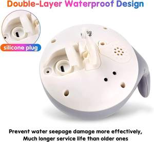 Vendedor caliente verano <span class=keywords><strong>bañera</strong></span> ducha <span class=keywords><strong>ballena</strong></span> inducción automática agua pulverizada bebé juguetes de baño con luz Led juguete de baño - Product Image 6