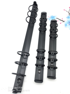 Chất Lượng Cao Màu Đen Kim Loại 2-Ring Chất Kết Dính Cơ Chế Với Nam Châm Chất Kết Dính <span class=keywords><strong>Clip</strong></span> - Product Image 2