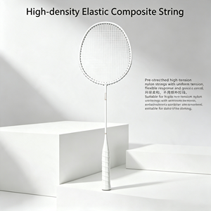 Professional Carbon Fiber Badminton Racket, Graphite Lightweight Racket with High Tension <b>String</b>, Attack Racket for Men, Women - Product Image 6