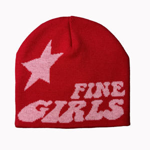 Gorro de punto Jacquard de alta calidad con estampado completo - Product Image 3