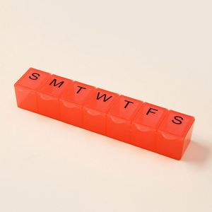 Organisateur de pilules hebdomadaire avec logo personnalisé, grande boîte à pilules pour 7 jours, portable pour les voyages, contenants pour les vitamines, les compléments et les médicaments - Product Image 5