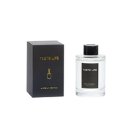 Diffuseur de parfum à bâtonnets sans flamme, style hôtelier, longue durée, 120 ml, pour salon minimaliste, en stock, parfum personnalisable