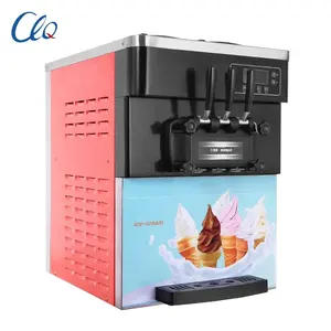 Machine à cône de crème glacée commerciale automatique à 3 pompes à air à vendre