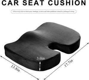 Coussin de siège en mousse à mémoire de forme à haute densité pour voiture, prix d'usine, confortable, ajuste la posture assise, soutien optimal - Product Image 2