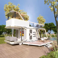 Prix bas garantis, qualité garantie, maisons préfabriquées mobiles en forme de capsule spatiale, conteneurs en panneaux sandwich, installation rapide, étanches