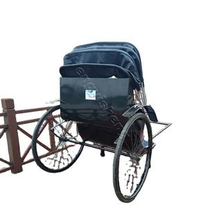 Ricksha eléctrico de alta calidad a la moda, rickshaw Jinrikisha Singporean tirado a mano, vehículo de transporte barato, rickshaw de 2 asientos - Product Image 4