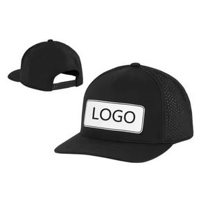 Gorra Deportiva de 5 Paneles con Logotipo Bordado Personalizado, Gorra de Béisbol y Golf con Perforaciones Cortadas con Láser - Product Image 6