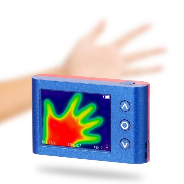 Temperature Sensor MLX90640 Infrared Thermal Imager Camera Digital Thermal Thermometer Imaging Camera Tool With 2.4 Inch Screen