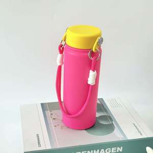 Bouteille d'eau de sport en acier inoxydable 304 à double paroi isolée sous vide, isolation thermique de 12 à 24 heures, design écologique - Product Image 5