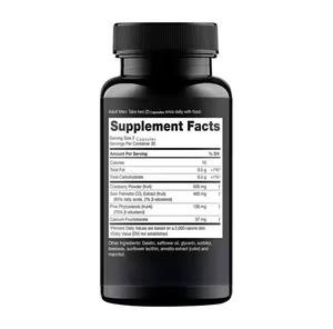 Capsules pour la prostate à pleine puissance de marque privée avec formule de poudre de canneberge pour soutenir la fonction de la prostate chez les hommes - Product Image 5