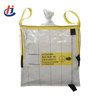 Sac Jumbo Antistatique en PP Tissé Type B/C/D Conducteur avec Bec Verseur 500kg-2500kg pour Big Bag