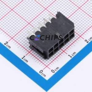 WAFER-MX3.0-10PZZ Wire-to-Board Pin Header Through hole Component (THT),P=3mm Connector 2x5P 3mm Through Hole Micro-Fit (MX 3.0) - Product Image 1