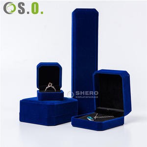 High Quality Velvet Jewelry Box Set with Custom Logo for Diamond Pearl Storage for Bulk Orders from Jewelry Retailers - Product Image 2