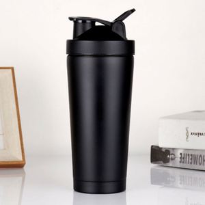 500ml <b>Double</b> <b>Wall</b> Stainless Steel Protein Shaker Vacuum Flasks with Stainless Steel Ball - Product Image 3