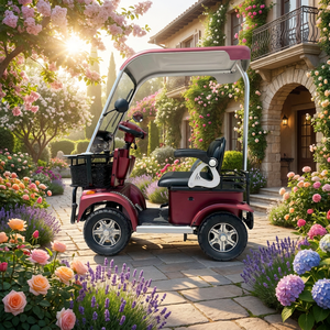 Mini-buggy électrique haut de gamme S1-3 pour adultes, <span class=keywords><strong>2</strong></span> places, autonomie de 53 km, châssis en alliage, frein électromagnétique en option, idéal pour les visites touristiques - Product Image 1