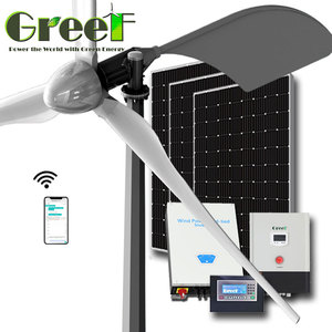Venta Directa de Fábrica: Sistema Híbrido de Energía Eólica de Eje Horizontal de 1KW, 2KW, 3KW para Uso Doméstico en Techos - Product Image 2