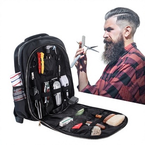 <span class=keywords><strong>Sac</strong></span> à <span class=keywords><strong>dos</strong></span> de <span class=keywords><strong>coiffure</strong></span> grande capacité pour coiffeurs, rangement pour ciseaux et tondeuses électriques, <span class=keywords><strong>sac</strong></span> imperméable pour hommes - Product Image 1